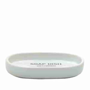 PORTASAPONE IN CERAMICA BIANCO