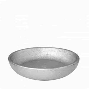 PORTASAPONE IN CERAMICA ARGENTO SATINATO