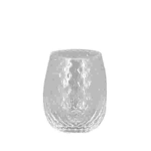 DIAMOND BICCHIERE IN VETRO TRASPARENTE