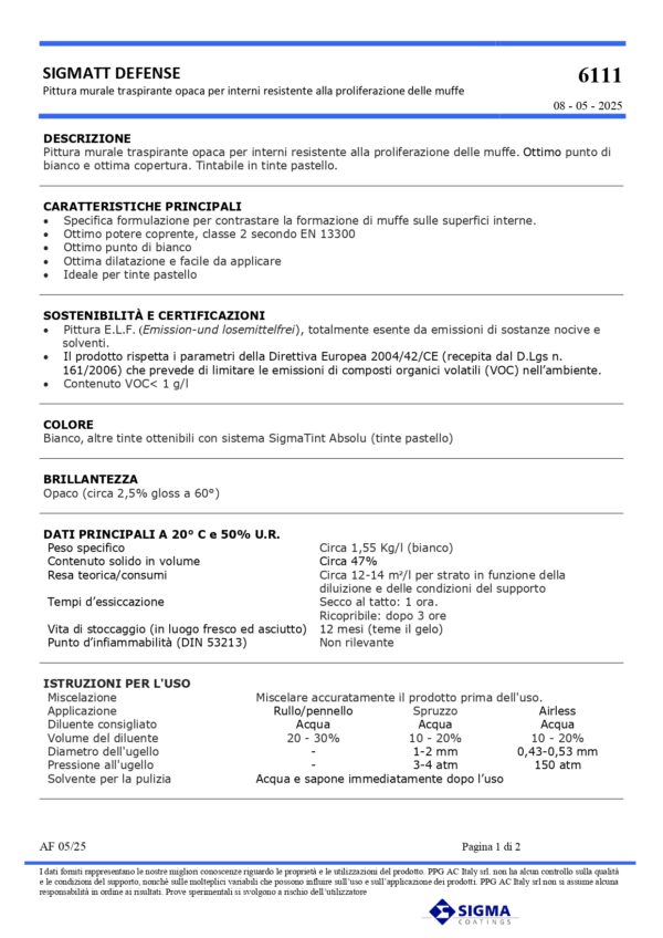 SIGMATT DEFENSE 14 L - immagine 2