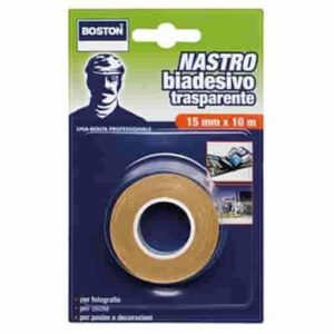 BOSTON NASTRO BIADESIVO 15MMX10M TRASPARENTE