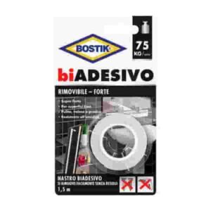 BOSTIK NASTRO BIADESIVO RIMOVIBILE 19MMX1,5M BL