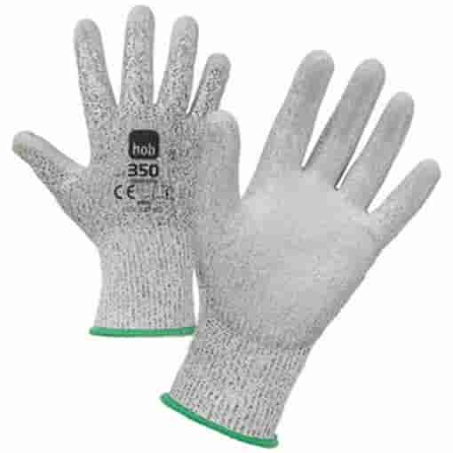 F31530.jpg GUANTI HOB ANTITAGLIO FILO/PU GRIGIO TG. 8 - immagine 1