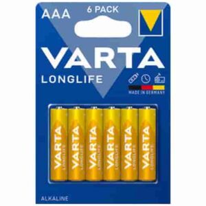 VARTA  BATTERIA  LONGLIFE ALCALINA MINISTILO BL 6 PZ
