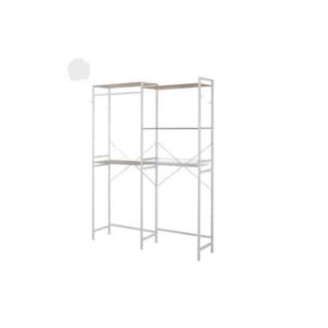 SCAFFALE LAVANDERIA SOPRALAVATRICE 147X34X195CM