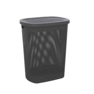 PORTABIANCHERIA PLASTICA 58 LT GRIGIO SCURO KAMALA,BIANCO BLU AVIO VERDE SALVIA
