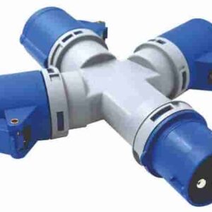 ADATTATORE TRIPLO IEC 220V IP44
