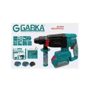 MARTELLO LEGGERO CON BATTERIA AL LITIO BRUSHLESS DA 21V CON 2 BATTERIE 1 CARICAB.