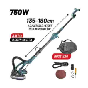 LEVIGATRICE PER MURI A SECCO E CARTONGESSO 750W CON BORSA RACC.POLVERE