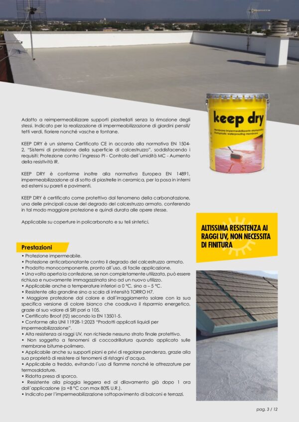 KEEP DRY COLOR KG 4 GRIGIO PIETRA - immagine 4