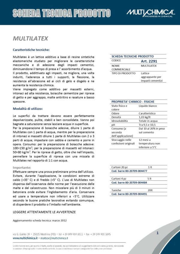 MULTILATEX DA LT.1 - immagine 2