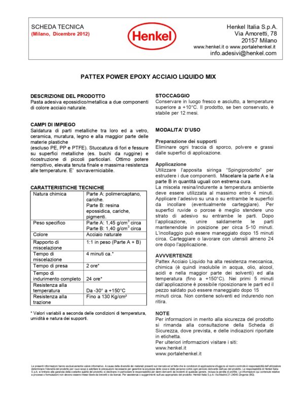 PATTEX ACCIAIO LIQUIDO SIRINGA 35G - immagine 2