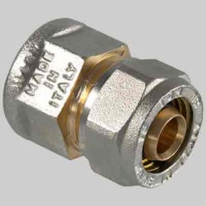 RACCORDO A COMPRESSIONE DRITTO FEMM.16X1/2