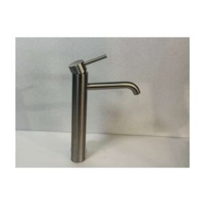 MISCELATORE ALTO  MONOCOMANDO PER LAVABO CROMO CON KIT D'ISTALLAZIONE