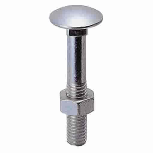 F7192.jpg BULLONE P/FERRO E LEGNO TTQS 8X 50MM ZINCATO UNI5732 - immagine 1