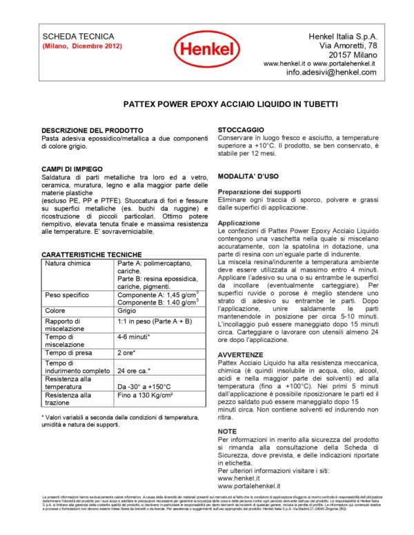 PATTEX ACCIAIO LIQUIDO 30G - immagine 2