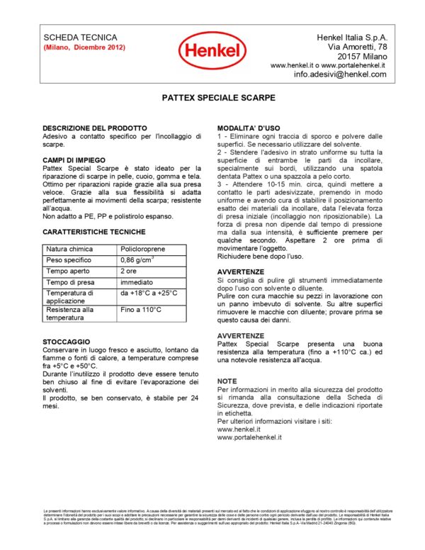 PATTEX SPEC SHOE 30G - immagine 2