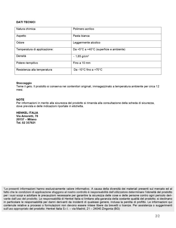 PATTEX MILLECHIODI SPECIALE PANNELLI 850G - immagine 3