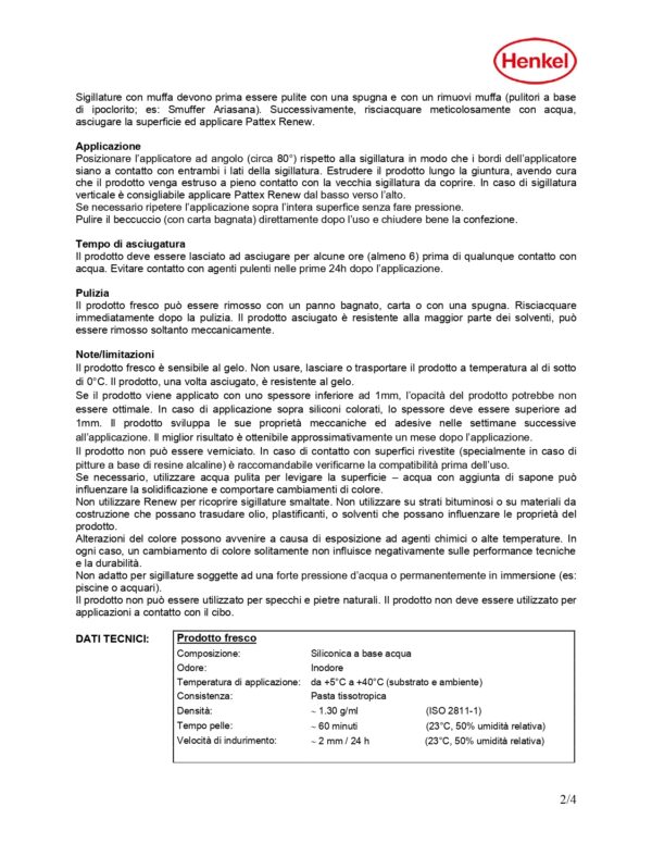 PATTEX RENEW WH  80ML IT/GR - immagine 3