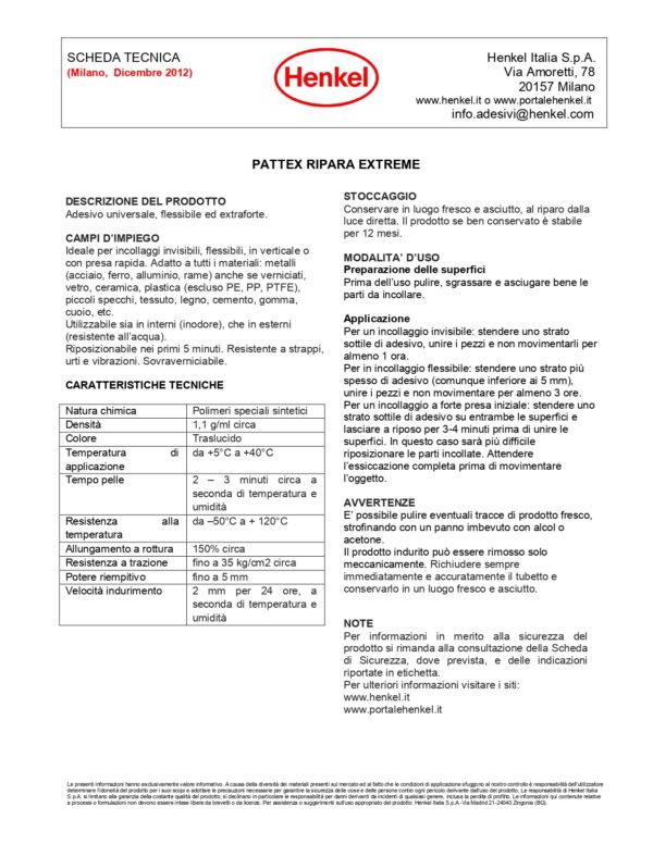 PATTEX REPAIR EXTREME 20G - immagine 2