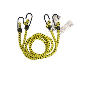 SET 2 FUNI ELASTICHE D.8 C/2 GANCI FE 100 GIALLO