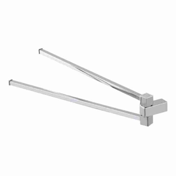 PORTAASCIUGAMANI A SNODO 39CM CROMO SERIE "UNICA" - immagine 1